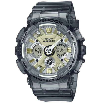 G-Shock S-Series Transparent Grey Unisex Digital Sports Watch GMA-S120GS-8A