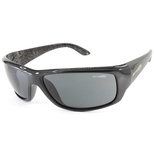 Arnette Cheat Sheet Gloss Black/Grey Men's Sports Sunglasses AN4166 211387