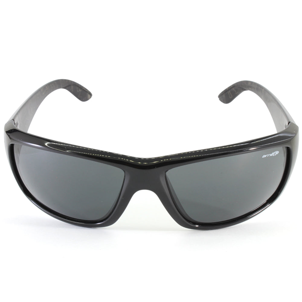 Arnette Cheat Sheet Gloss Black/Grey Men's Sports Sunglasses AN4166 211387