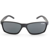 Arnette Slickster Matte Black Rubber/Grey Men's Sunglasses AN4185 447/87