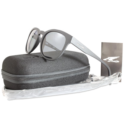 Arnette Cut Back Matte Black/Grey Polarised Unisex Sunglasses AN4230 01/81