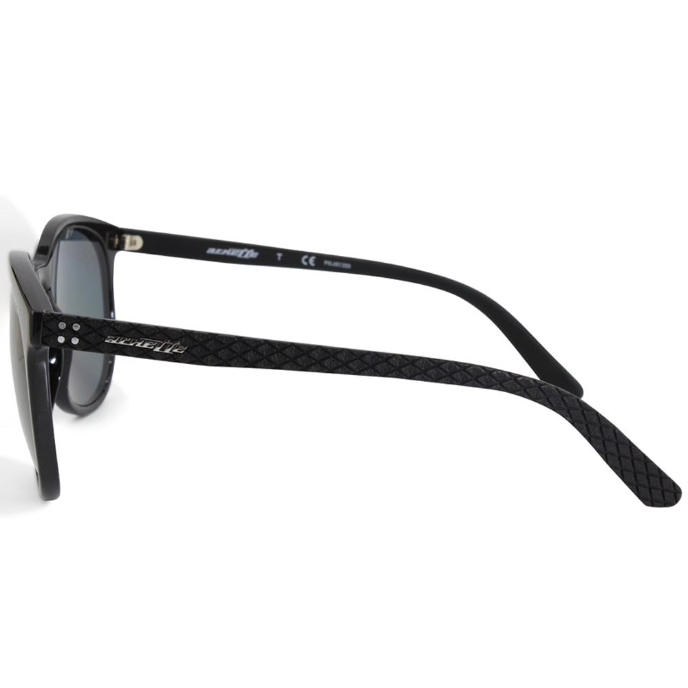 Arnette Chenga Polished Black/Grey Polarised Unisex Sunglasses AN4241 41/81