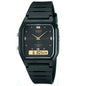 Casio Black Dial 50m Dual Time Unisex Digi-Analog Watch AW-48HE-1A