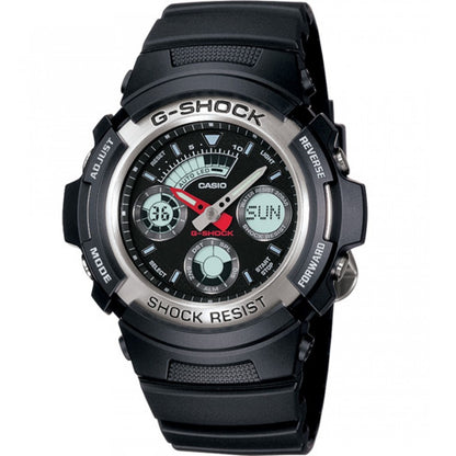 Casio G-Shock AW-590-1A Black Men's Midsize Digital Analog Sports Watch