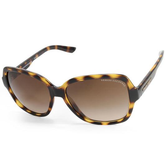 Armani Exchange Polished Tortoise/Brown Women's Designer Sunglasses AX4029S 811713