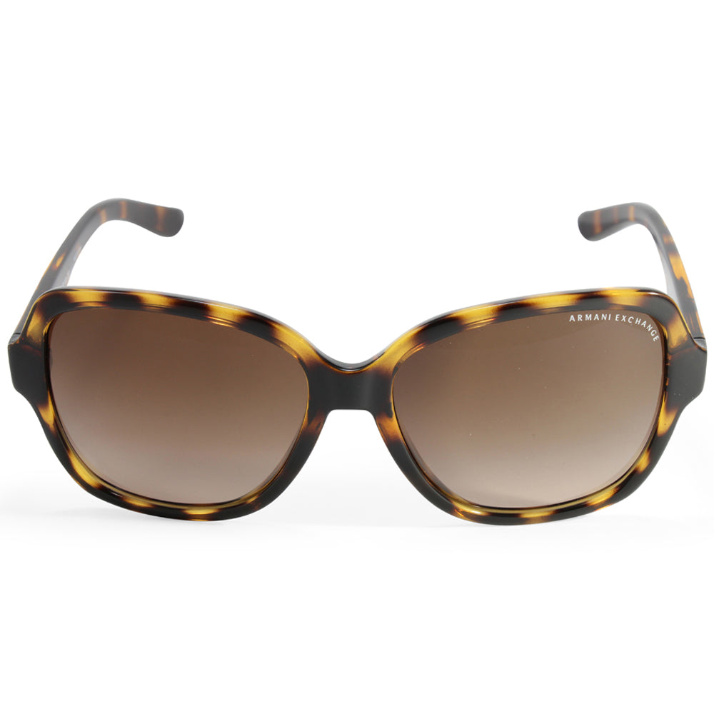 Armani Exchange Polished Tortoise/Brown Women's Designer Sunglasses AX4029S 811713