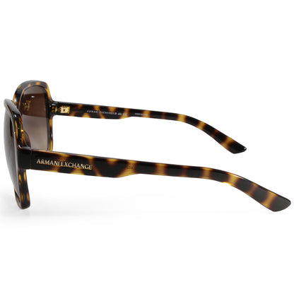 Armani Exchange Polished Tortoise/Brown Women's Designer Sunglasses AX4029S 811713