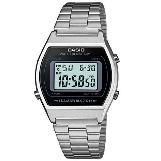 Casio Unisex 50m Classic Stainless Steel Digital Watch B640WD-1A