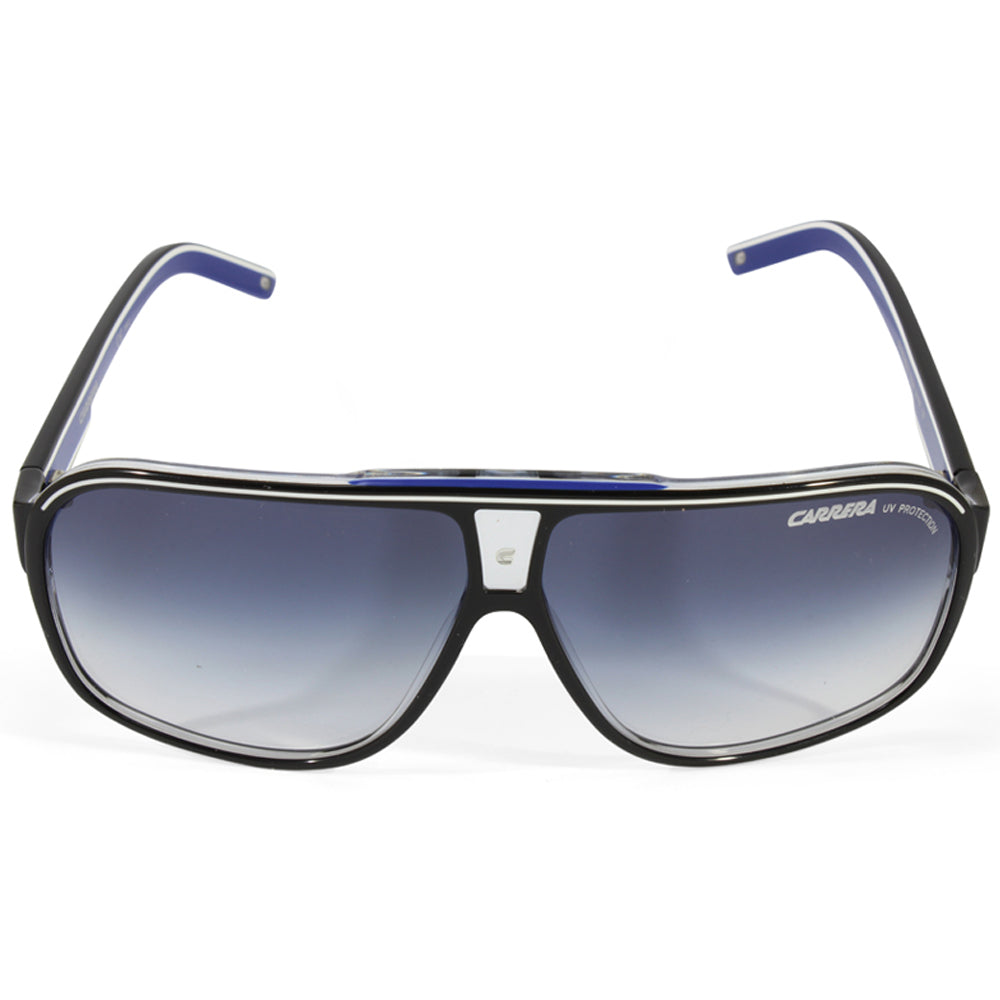 Carrera Grand Prix 2 T5C 08 Polished Black on Clear/Blue Gradient Unisex Sunglasses