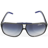 Carrera Grand Prix 2 T5C 08 Polished Black on Clear/Blue Gradient Unisex Sunglasses