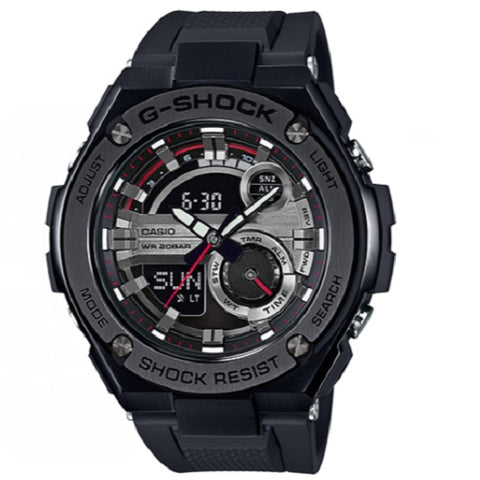 Casio G-Shock G-Steel GST-210B-1A Black Digital Analog Men's Sports Watch