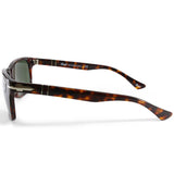 Persol PO3048S 24/31 Shiny Havana/Green Men's Rectangular Sunglasses