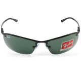 Ray-Ban RB3183 006/71 Top Bar Matte Black/Grey-Green Sunglasses