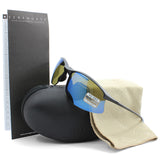 Serengeti Maestrale Satin Black/Blue Mirror Unisex Sports Sunglasses 8696