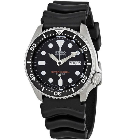 Seiko SKX007 J1 Black Men's Automatic 200m Analog Divers Watch (Made in Japan)