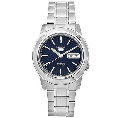 Seiko 5 SNKE51K1 Silver with Blue Dial Stainless Steel Men's Automatic Watch