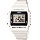 Casio W-215H-7A Shiny White Classic 50m Unisex Digital Sports Watch
