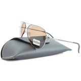 Serengeti Carrara Shiny Gunmetal/Brown Mineral Polarised Unisex Sunglasses
