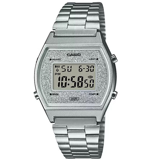 Casio Silver Glitter Women's Classic Style Digital Watch B640WDG-7