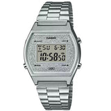 Casio Silver Glitter Unisex Classic Style Digital Watch B640WDG-7