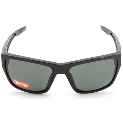 Spy Dirty Mo 2 Shiny Black/HD Plus Grey-Green Men's Sports Sunglasses