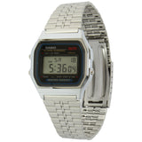 Casio A159W-N1 Silver Stainless Steel Retro Style Digital Watch (Made in Japan)