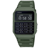 Casio CA-53WF-3B Green Vintage Retro Style Unisex Digital Calculator Watch