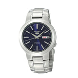 Seiko 5 Blue/Silver Stainless Steel Men's Automatic Analog Watch SNKA05K1
