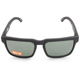 Spy Helm Soft Matte Black/Happy Grey-Green Men's Lifestyle Sunglasses