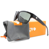 Spy Frazier Shiny Black/HD Plus Grey-Green Men's Sports Sunglasses