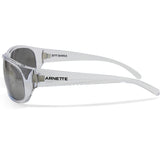 Arnette Uka-Uka Crystal/Grey-Silver Mirror Men's Sports Sunglasses AN4290 27556G