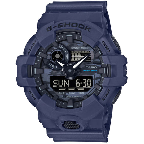 G-Shock Dark Grey Men's 200m Digital-Analog Sports Watch GA-700CA-2A