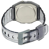 Casio Transparent Grey Classic Multifunction Unisex Digital Watch F-91WS-8