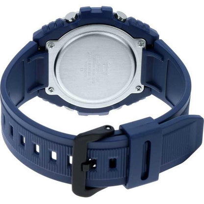 Casio Silver/Blue Men's 100m Multifunction Digital Sports Watch MWD-100H-2A
