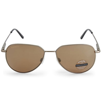 Serengeti Haywood Brushed Bronze/Drivers Gold Polarised Men's Sunglasses