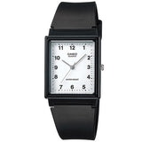 Casio MQ-27-7B Black with White Face Basic 3-Hand Unisex Quartz Analog Watch