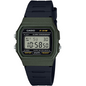 Casio Green Black Multi-Function Unisex Digital Watch F-91WM-3