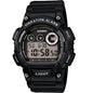 Casio W-735H-1A Black Men's 100m Multi-function Vibration Alarm Digital Watch