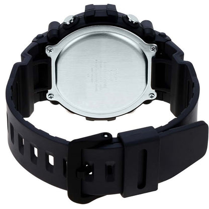 Casio Black Men's Dual Time 100m Multifunction Digital Sports Watch AE-1500WH-1A