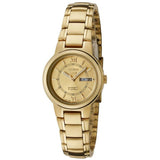 Seiko 5 SYME58 K1 All Gold Stainless Steel Women's Automatic Analog Dress Watch