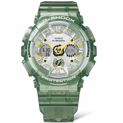 G-Shock S-Series Transparent Green Unisex Digital Sports Watch GMA-S120GS-3A