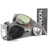 Dragon Jump Matte Tortoise/Grey-Green G15 Unisex Sport Sunglasses