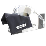 Arnette Uka-Uka Crystal/Grey-Silver Mirror Men's Sports Sunglasses AN4290 27556G