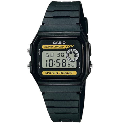 Casio Black & Yellow Basic Retro Vintage Series Unisex Digital Watch F-94WA-9