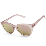 Spy Boundless Matte Translucent Rose/Bronze with Rose Mirror Womens Sunglasses