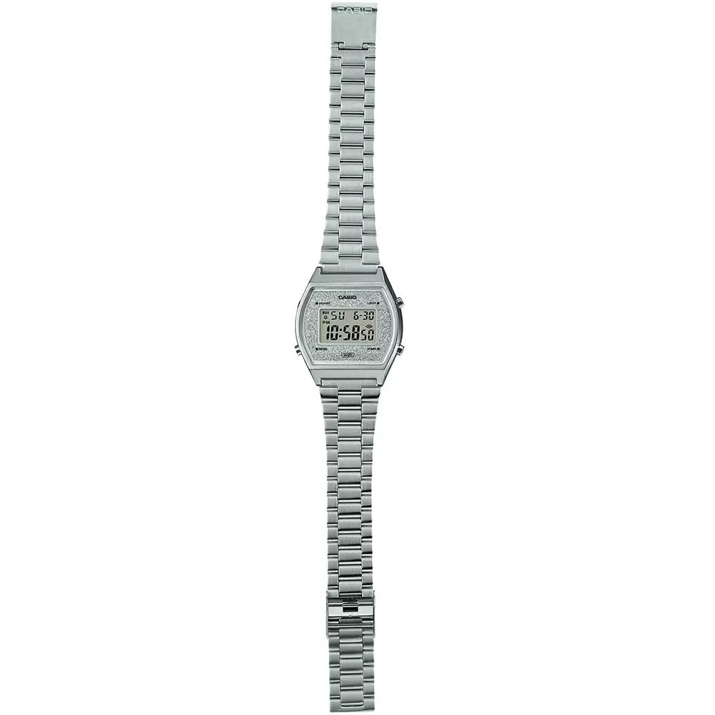Casio Silver Glitter Women's Classic Style Digital Watch B640WDG-7