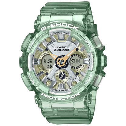 G-Shock S-Series Transparent Green Unisex Digital Sports Watch GMA-S120GS-3A