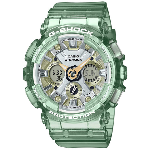 G-Shock S-Series Transparent Green Women's or Kids Sports Watch GMA-S120GS-3A