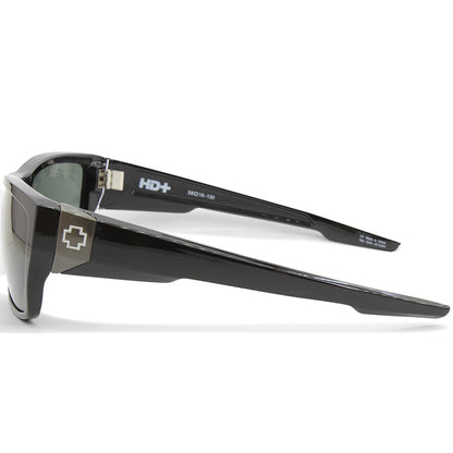 Spy Dirty Mo 2 Shiny Black/HD Plus Grey-Green Men's Sports Sunglasses