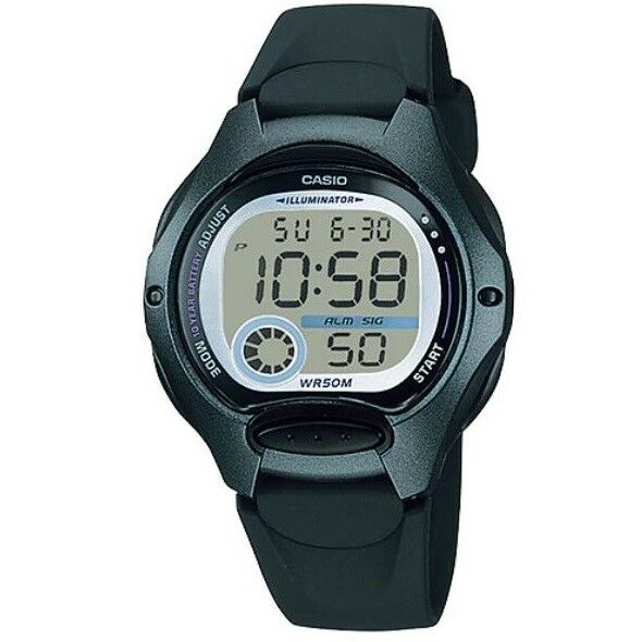 Casio LW-200-1B Black Women's or Kid's 50m Digital Sports Watch